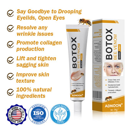 (Made and Shipped from USA✅) ADNOON®Botox Bee Venom Wrinkle Removal Cream- LAST DAY 80% OFF