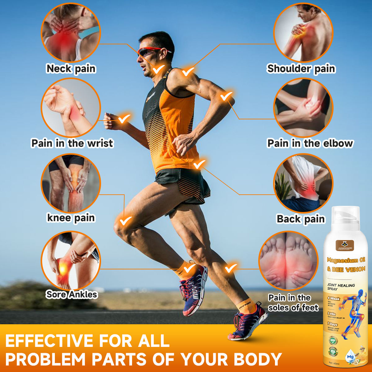 30upsell💧🐝ADNOON™ Magnesium Oil & Bee Venom Joint Healing Spray👨‍⚕️