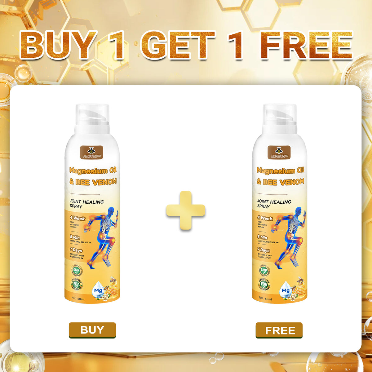 30upsell💧🐝ADNOON™ Magnesium Oil & Bee Venom Joint Healing Spray👨‍⚕️