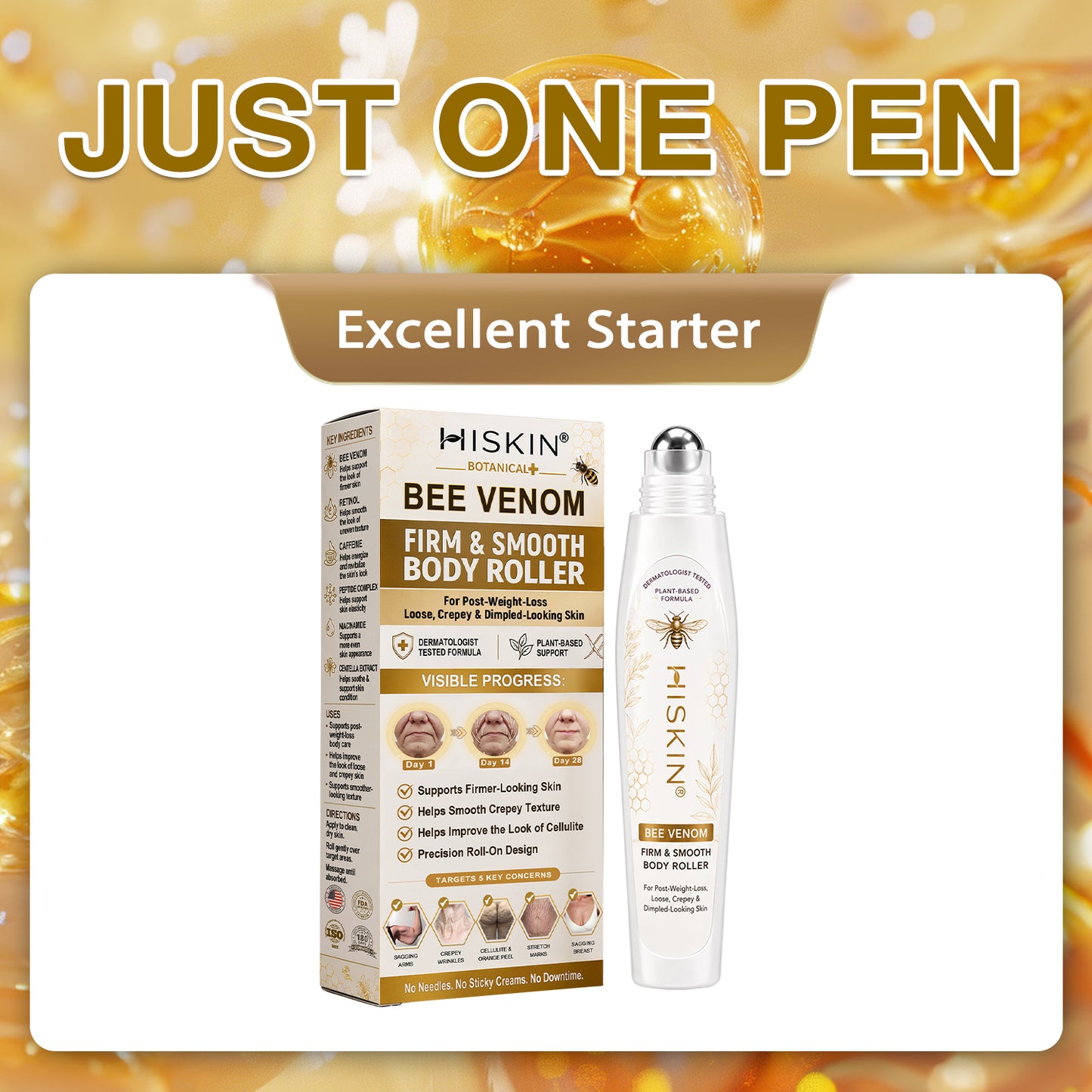 𝐇𝐈𝐒𝐊𝐈𝐍® BEE VENOM BIO-REVIVE BODY ROLLER
