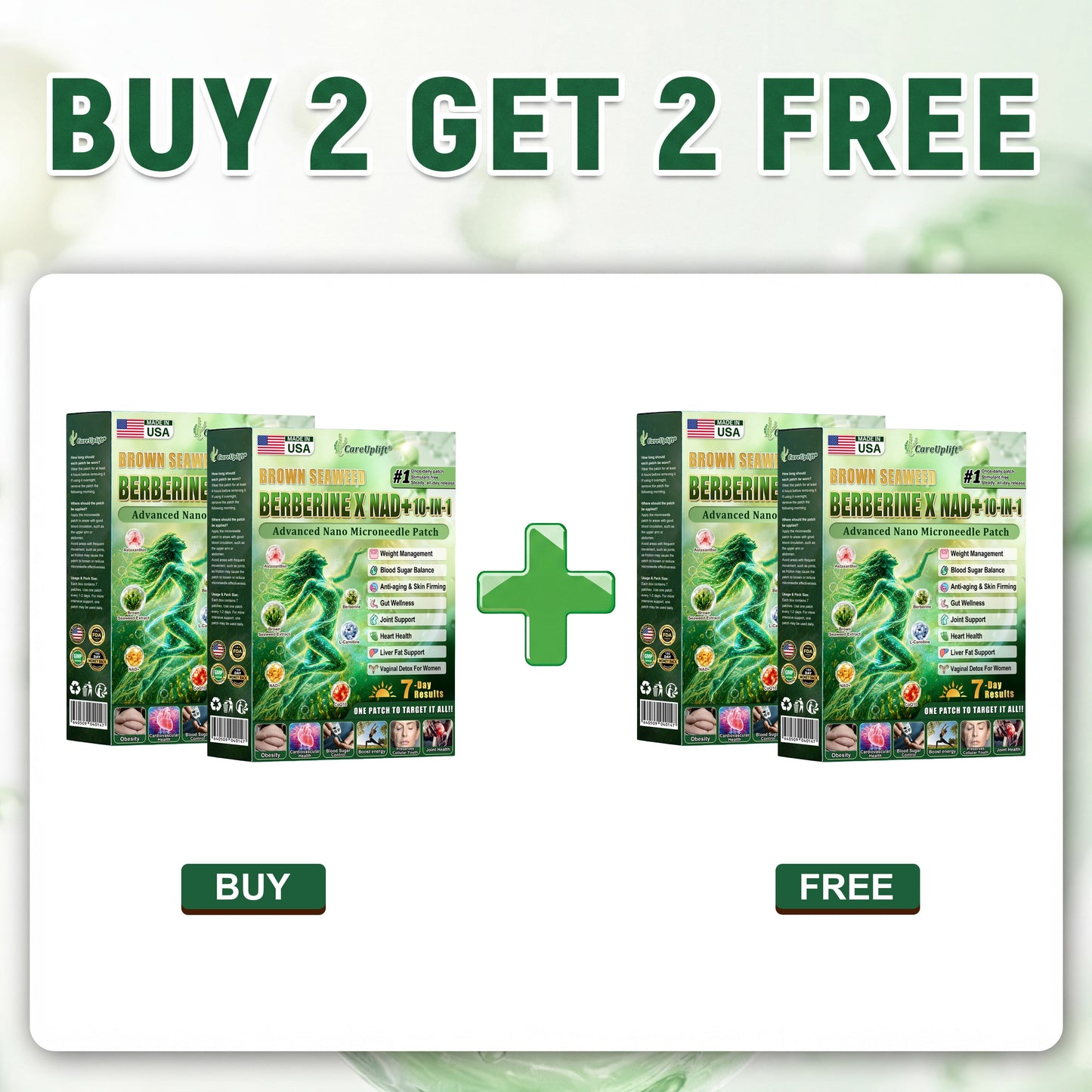 𝑶𝒇𝒇𝒊𝒄𝒊𝒂𝒍 𝑺𝒕𝒐𝒓𝒆 | 𝐍𝐞𝐰!🍀𝐂𝐚𝐫𝐞𝐔𝐩𝐥𝐢𝐟𝐭® 𝐁𝐫𝐨𝐰𝐧 𝐒𝐞𝐚𝐰𝐞𝐞𝐝× 𝐁𝐞𝐫𝐛𝐞𝐫𝐢𝐧𝐞× 𝐍𝐃𝐀+ 𝟏𝟎-𝐢𝐧-𝟏 𝐍𝐚𝐧𝐨 𝐌𝐢𝐜𝐫𝐨𝐧𝐞𝐞𝐝𝐥𝐞 𝐏𝐚𝐭𝐜𝐡(𝐉𝐮𝐬𝐭 𝐨𝐧𝐜𝐞 𝐚 𝐝𝐚𝐲, 𝐯𝐢𝐬𝐢𝐛𝐥𝐞 𝐜𝐡𝐚𝐧𝐠𝐞𝐬 𝐢𝐧 𝟕 𝐝𝐚𝐲𝐬）𝘽𝙚𝙧𝙗𝙚𝙧𝙞𝙣𝙚 + 𝐁𝐫𝐨𝐰𝐧 𝐒𝐞𝐚𝐰𝐞𝐞𝐝 𝙁𝙤𝙧𝙢𝙪𝙡𝙖 ✅ 𝐅𝐨𝐫 𝐨𝐛𝐞𝐬𝐢𝐭𝐲, 𝗟𝗼𝗼𝘀𝗲 𝘀𝗸𝗶𝗻,𝐝𝐢𝐚𝐛𝐞𝐭𝐞𝐬, 𝐬𝐥𝐞𝐞𝐩 𝐚𝐩𝐧𝐞𝐚, 𝐣𝐨𝐢𝐧𝐭 𝐢𝐬𝐬𝐮𝐞𝐬, 𝐚𝐧𝐝 𝐦𝐨𝐫𝐞💯💯