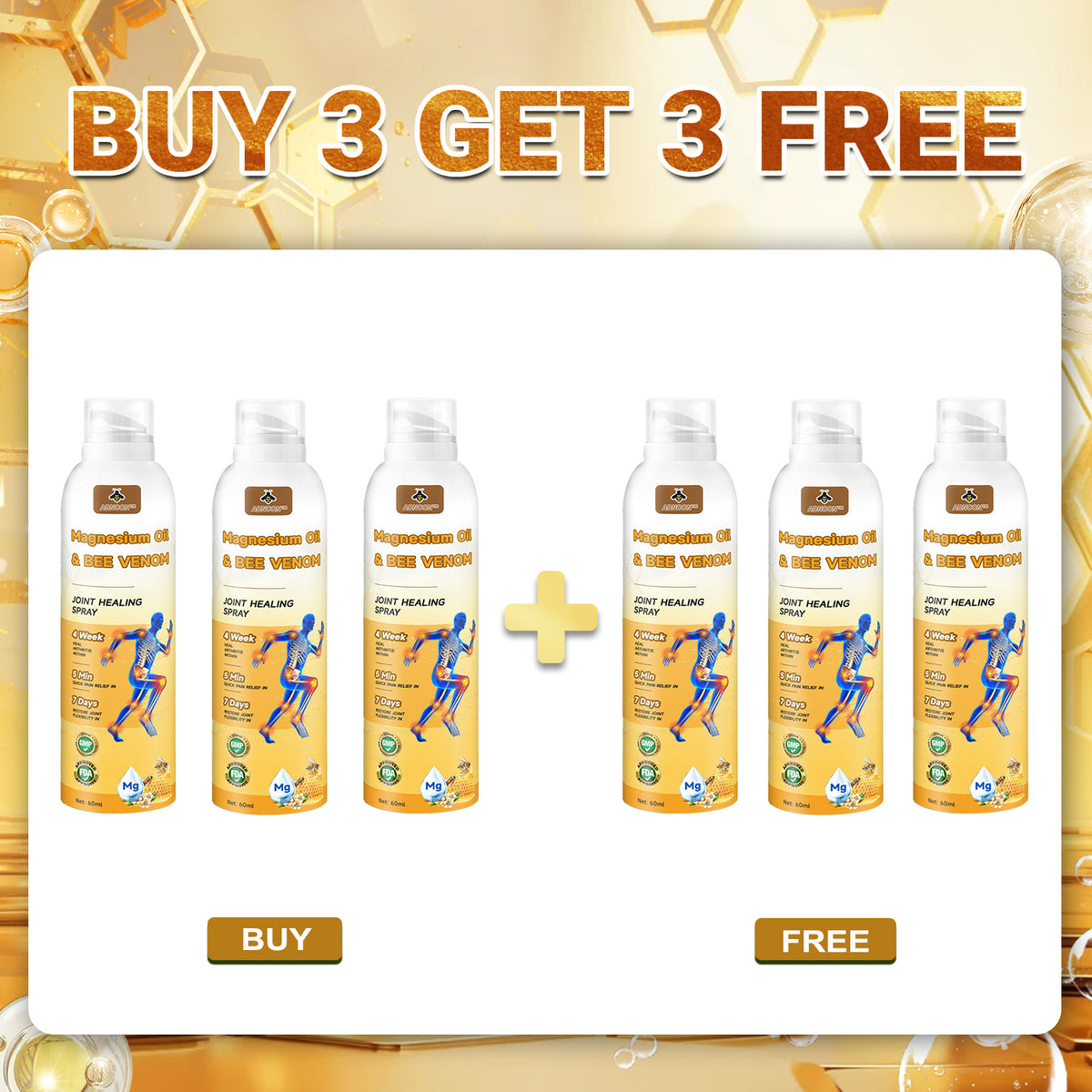 30upsell💧🐝ADNOON™ Magnesium Oil & Bee Venom Joint Healing Spray👨‍⚕️