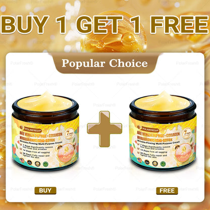 🗽Made & Shipped from USA | Clinically Proven: PolarFresh® Bee Venom Comprehensive Cream with bee venom peptides, botulinum toxin, hyaluronic acid, and collagen💧. Targets wrinkles, fine lines, sagging, stretch marks, dark spots and more
