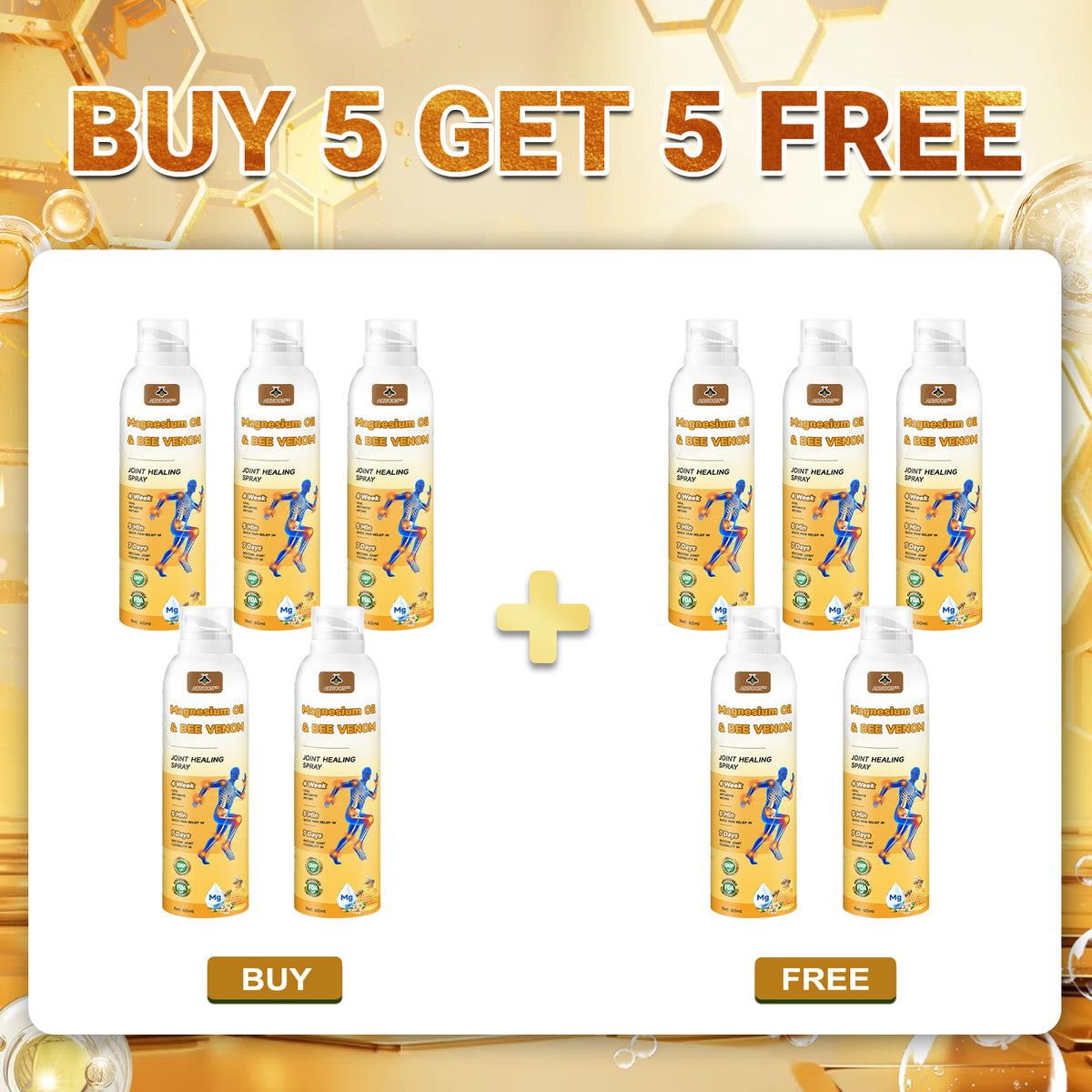 30upsell💧🐝ADNOON™ Magnesium Oil & Bee Venom Joint Healing Spray👨‍⚕️
