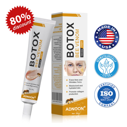 (Made and Shipped from USA✅) ADNOON®Botox Bee Venom Wrinkle Removal Cream- LAST DAY 80% OFF