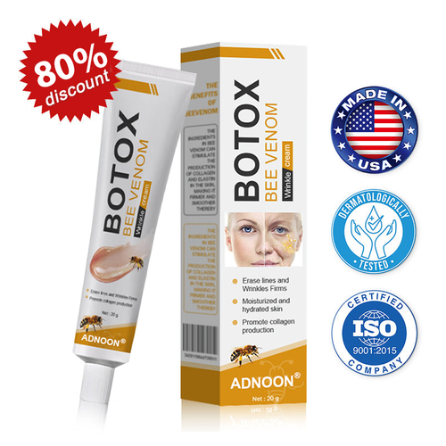 (Made and Shipped from USA✅) ADNOON®Botox Bee Venom Wrinkle Removal Cream- LAST DAY 80% OFF